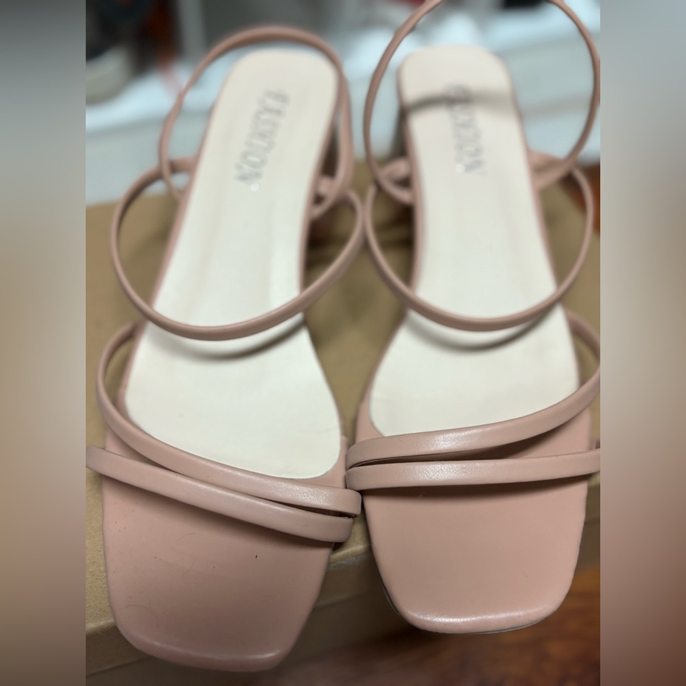 Blush Strappy Sandals
